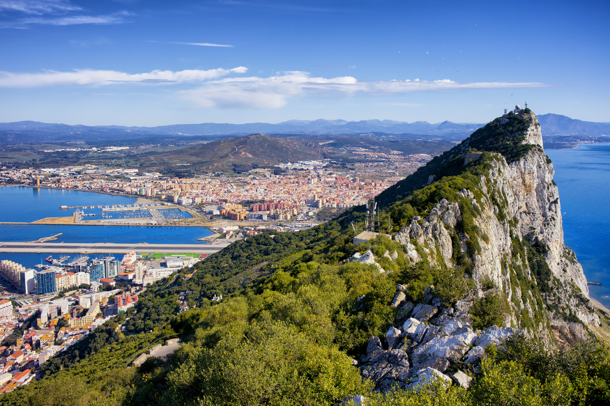 Panoramic view of Gibraltar